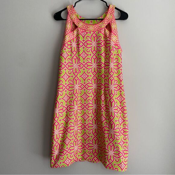 Gretchen Scott Designs Jersey Isosceles Dress Piazza Geometric Print Small - Picture 2 of 10